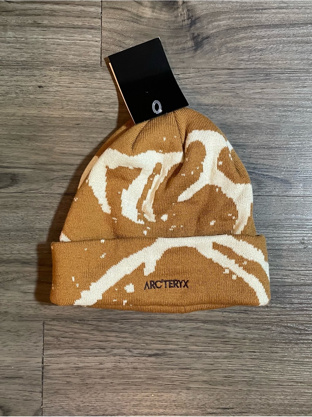 Arc'teryx Tan & Cream Abstract Knit Beanie